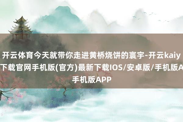 开云体育今天就带你走进黄桥烧饼的寰宇-开云kaiyun下载官网手机版(官方)最新下载IOS/安卓版/手机版APP