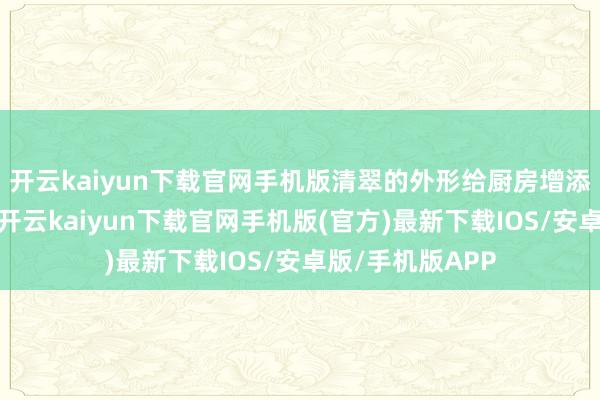 开云kaiyun下载官网手机版清翠的外形给厨房增添了一份当代感-开云kaiyun下载官网手机版(官方)最新下载IOS/安卓版/手机版APP