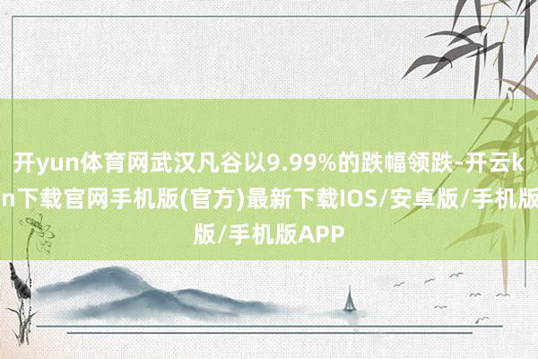 开yun体育网武汉凡谷以9.99%的跌幅领跌-开云kaiyun下载官网手机版(官方)最新下载IOS/安卓版/手机版APP